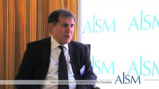 Interview Nouriel Roubini lors de la conférence AISM au Pavillon Ledoyen [upl. by Batruk]