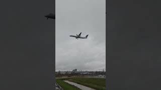 Large Air Canada plane landing [upl. by Dopp]