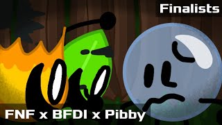 Old FNF x BFDI x Pibby Concept  Vs Firey And Leafy  Finalists [upl. by Der]