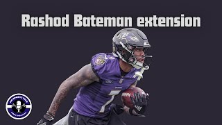 Baltimore Ravens extend Rashod Bateman through 2026 [upl. by Diena411]