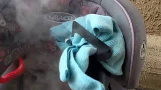 Baby Car Seat Cleaning with Steam [upl. by Cavit835]