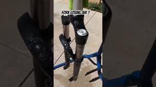 Air Fork Leaking quickfix mtb mtbmaintenance mtbfork airshock airfork suntour mtbrepair [upl. by Ecela625]