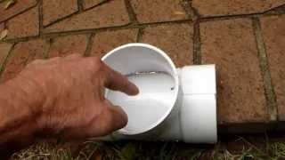 How To Install Clean Out on Sewer or French Drain [upl. by Euhsoj899]