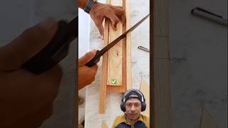 Wood Angle Cutting Wood Frame shorts woodworking ytshorts [upl. by Ardnasirhc]