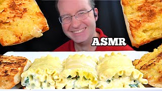 ASMR LASAGNA ROLLUPS MUKBANG EATING SOUNDS [upl. by Sheya495]