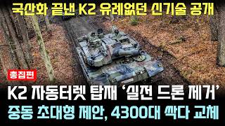 K2 성능 개량 게임에서만 보던 신기술로 드론 실전 제거 난리난 유럽 외신 총집편 [upl. by Ydennek]