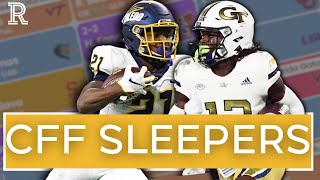 College Fantasy Football Sleepers  8 Players that are Being Overlooked in Rankings [upl. by Enitsirt]