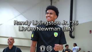 Randy Livingston Jr Newman 2026 PG  EYBL PIT Highlights [upl. by Eralc60]