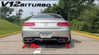 Introducing The Worlds First Straight Piped S65 AMG  60L V12 Mercedes [upl. by Yahs829]