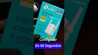 Configurar Repetidor TPLINK Extensor en 60 segundos tplink wifi extensor tutorial [upl. by Richman794]