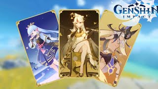 How to unlock New Character Cards Genshin Impact Genius Invokation TCG [upl. by Llesirg]