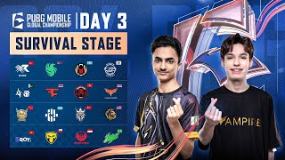 EN 2024 PMGC League  Survival Stage Day 3  PUBG MOBILE Global Championship [upl. by Poulter625]