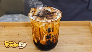 흑당 버블우유  Brown Sugar Boba Milk  Korean Street Food  대구 동성로 행복당 [upl. by Beetner49]