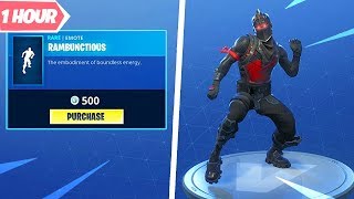 Fortnite Rambunctious Emote Remix 1 HOUR [upl. by Enixam]