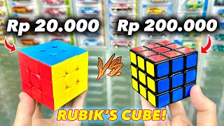 ENAKAN MANA RUBIKS CUBE 20 RIBU VS 200 RIBU [upl. by Notyalc]