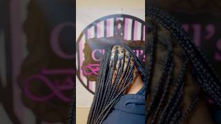 Knotless braids Smedium long box braids hairstyles knotlessbraids bayareabraider braids hair [upl. by Ibrik]