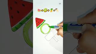 Colourful chocolate ytshorts art drawing viralvideo painting [upl. by Noami]