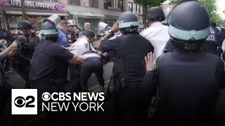 At least two dozen protesters arrested in Brooklyn police say [upl. by Yerhcaz396]