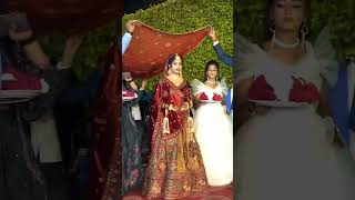 Simple and best bride entry😍bride entry song bridelook bridalmakeup trending viralshorts viral [upl. by Keeryt712]