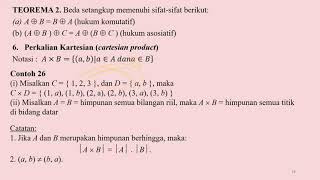 Himpunan4perkalian kartesian properties himpunan dan dualitas [upl. by Coheman]