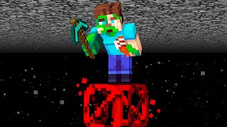 Surviving in THE VOID in MINECRAFT [upl. by Eissehc]