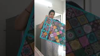 freeze covermicrowave cover only35 rupees trendingshorts meeshohomedecor homedecor elegantlook [upl. by Lucila]