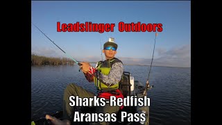 Fishing the Corpus Christi and Aransas Pass area in our second redfish tournament with sharks [upl. by Anairam728]