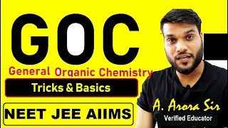 GOC Shape amp Hybridization of Carbocation Carbradical amp Carbanion  NEET JEE AIIMS [upl. by Bluh]