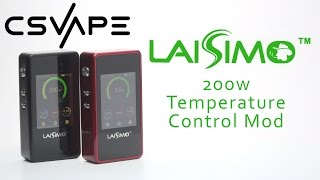 Laisimo L1 200W TC Box Mod Product Overview [upl. by Oneladgam967]