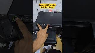 Epson L3210 L3250 Allin One Color printer Red Light Reset Red Light problem [upl. by De439]