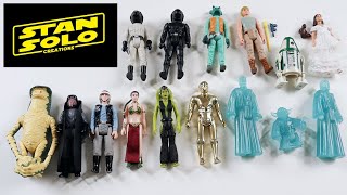 Star Wars Stan Solo Custom Vintage KennerStyle Figures x15 eBay Bundle  Figure Unboxing amp Review [upl. by Omura]