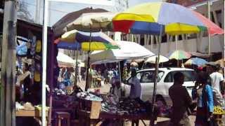 Serekunda Market AfricaGambia [upl. by Lachlan859]