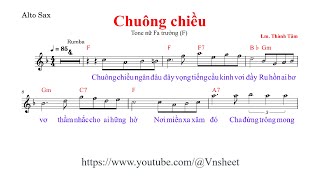 sheet Chuông chiều Tone nữ [upl. by Chelton]