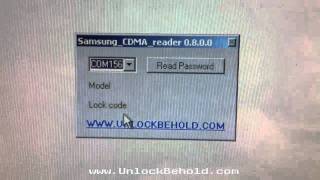 U450 U460 Samsung Intensity Read Phone Lock Password [upl. by Fae]