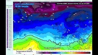 Point Météo du 1311 Vers un épisode neigeux en France [upl. by Htevi]