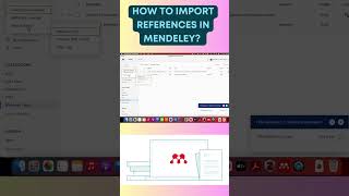 How to import references into the new Mendeley reference manager mendeley research citation [upl. by Idoux]