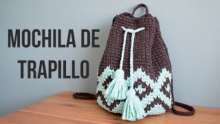 Mochila Boho de trapillo [upl. by Slavic]