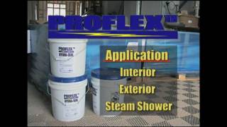 Proflex Hydra Seal Waterproofing and Crack Suppression Membrane Installation [upl. by Nuhsed]