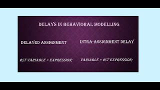 Delays in blocking and nonblocking assignments [upl. by Nemzzaj521]