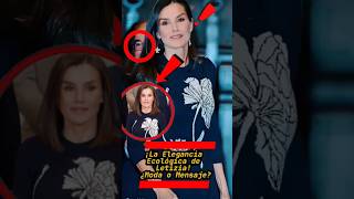 Letizia y Su Vestido Sostenible ¿Moda o Mensaje noticias letizia reinaletizia reyfelipe moda [upl. by Idnek]