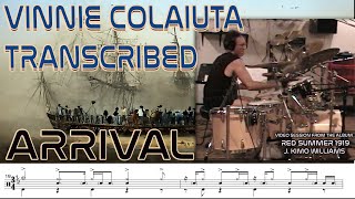 Vinnie Colaiuta Transcription “ARRIVAL” From the Release  Red Summer 1919 by J Kimo Williams [upl. by Noraa594]