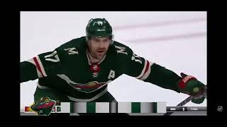 Marcus Foligno OT Goal vs Blackhawks  122 2022 [upl. by Alistair885]