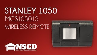 Stanley 1050 Transmitter Remote [upl. by Dorelle]