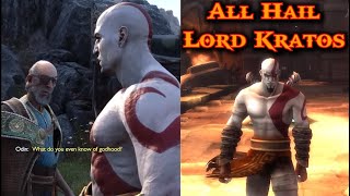 Odin didnt know Kratos was WORSHIPED in Sparta [upl. by Navonod]