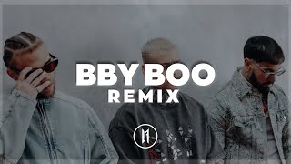 iZaak Jhayco Anuel AA  BBY BOO REMIX Letra [upl. by Naujat]