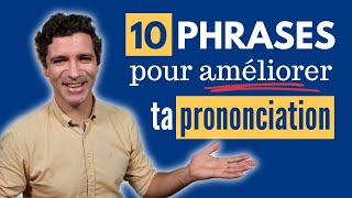 Prononciation fais cet exercice pour t’améliorer en français [upl. by Renat534]