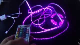 Fita LED RGB Multi Cores 300 LEDs 5050 Rolo 5 Metros [upl. by Betthel]