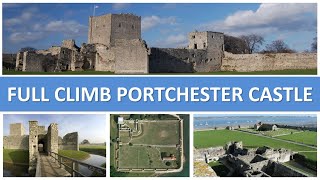 Full Tour of Portchester Castle  English Heritage  Fareham [upl. by Nylad723]