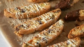 How to make the BEST BISCOTTI Recipe  Cách làm bánh quy Biscotti [upl. by Ahsinav]