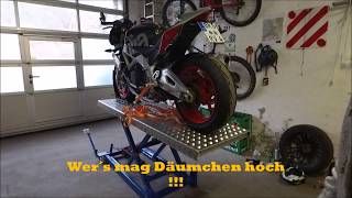 DIY Motorradbühne Teil 3 Finish [upl. by Sreip388]